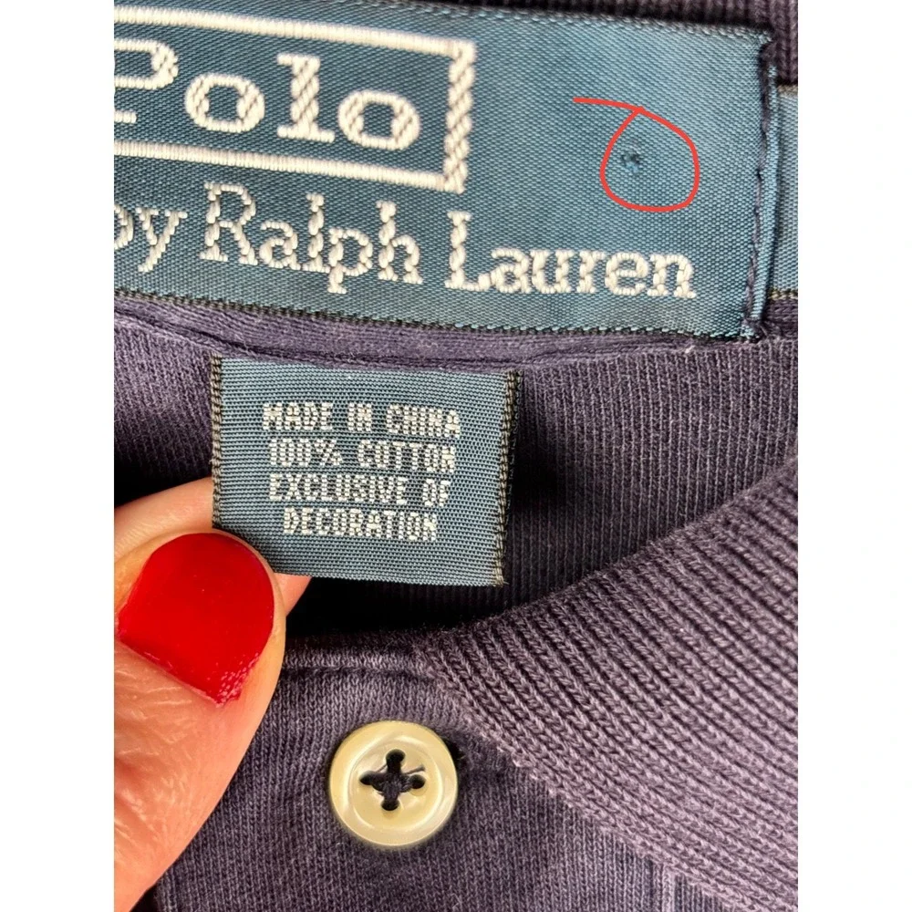 Polo Ralph Lauren Mens Polo Shirt L Purple Preppy Old Money Classic Fit Red Pony